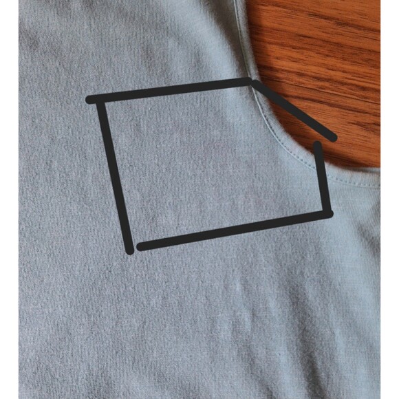 Denim & Co. Textured Knit Split V-Neck Sleeveless Tunic Light Turquoise Medium - Picture 6 of 8